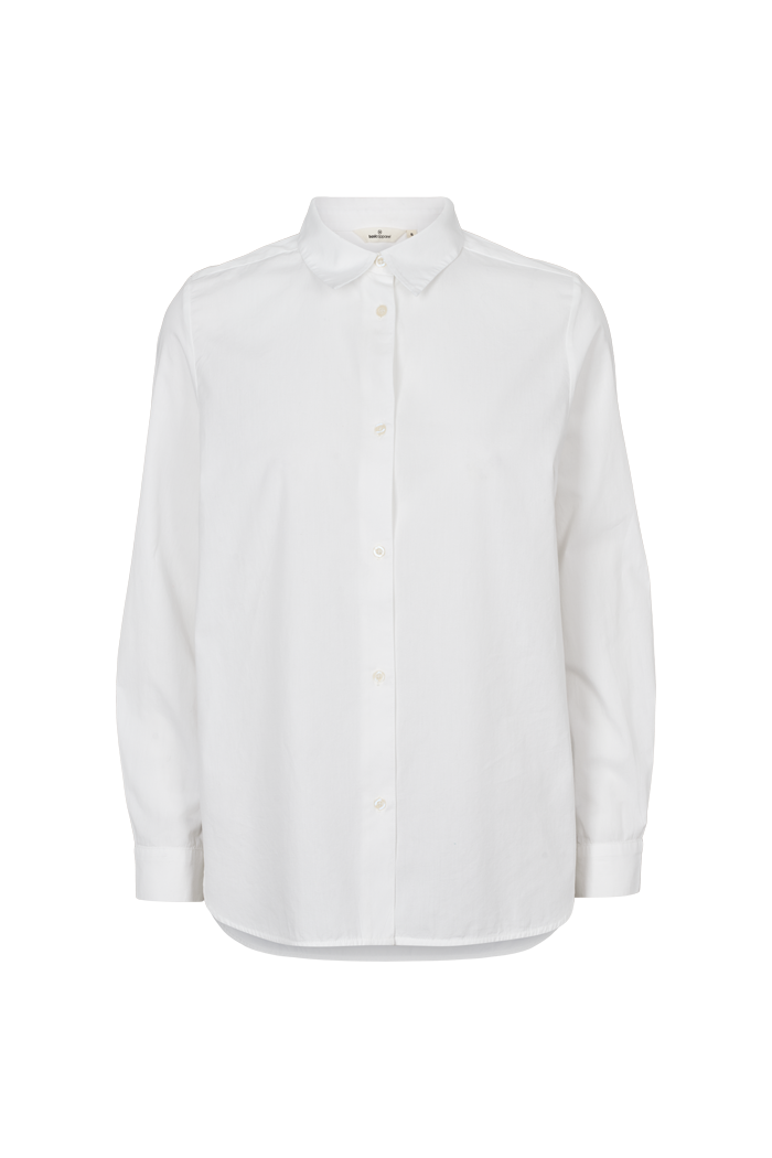 Basic Apparel Vilde Classic Shirt Skjorter 423 Bright White
